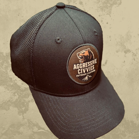 Original Aggressive Logo Trucker