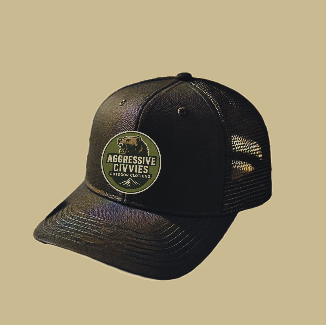 Original Aggressive Logo Trucker