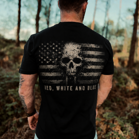 Merica Red white and blue