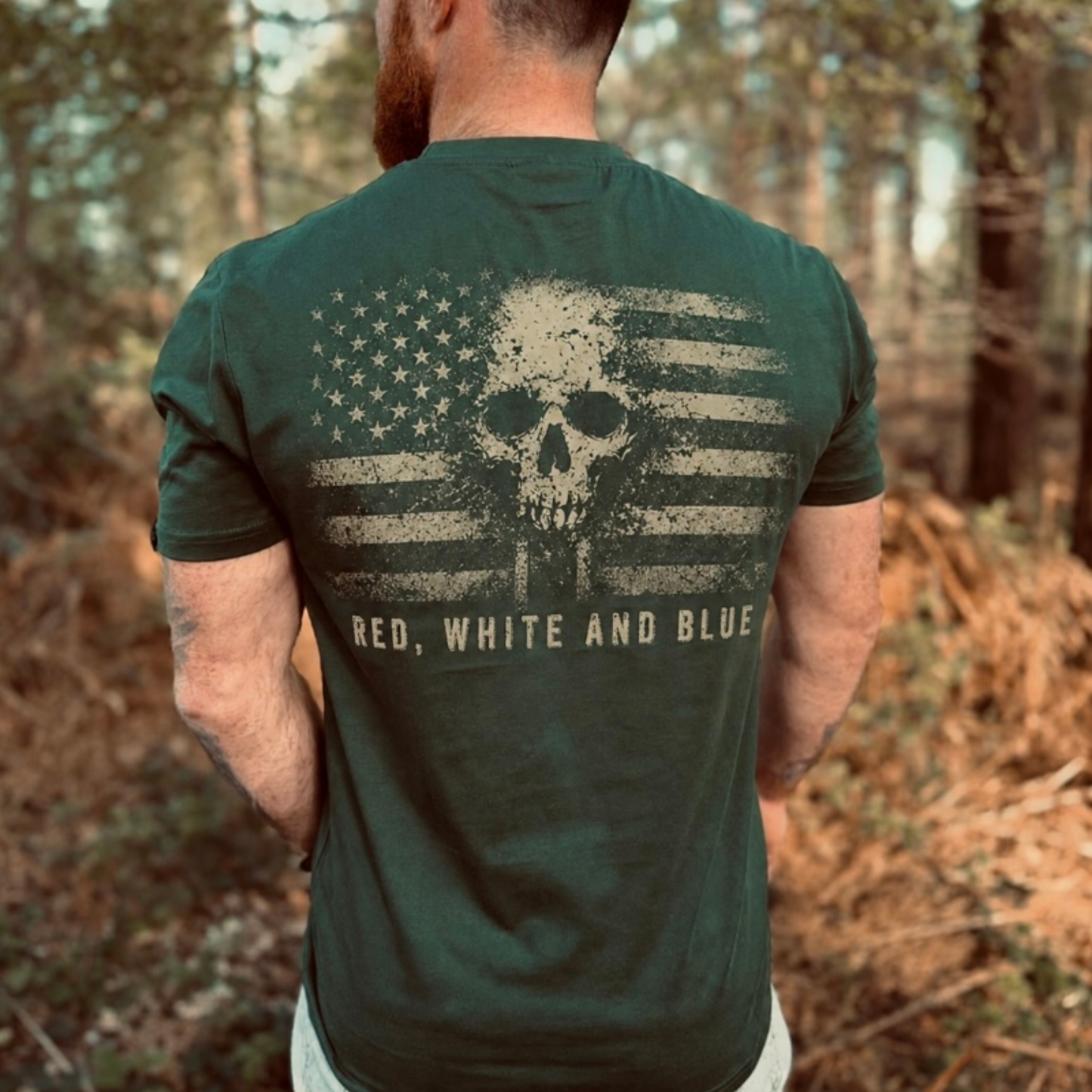 Merica Red white and blue