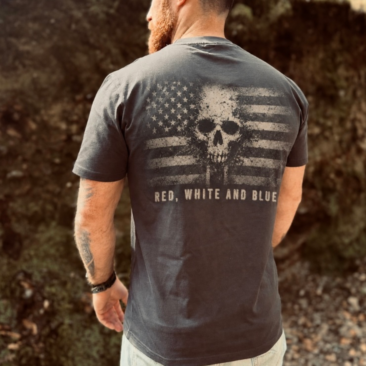 Merica Red white and blue