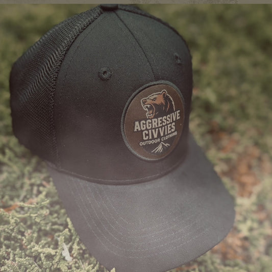 Original Aggressive Logo Trucker